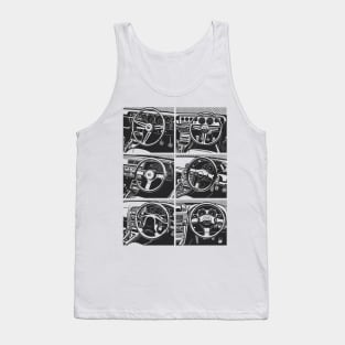 Skyline GTR dashboards Tank Top